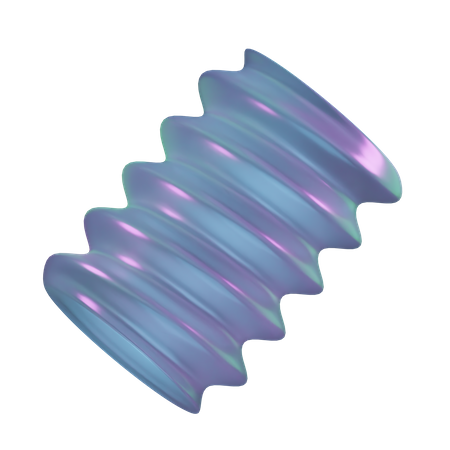 Screw Shape  3D Icon