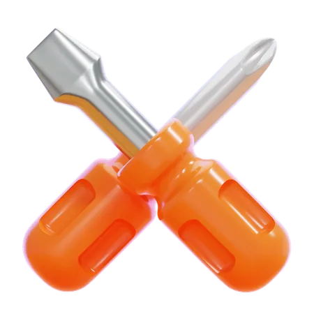 SCREWDRIVER  3D Icon