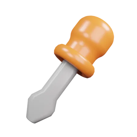 Screwdriver  3D Icon