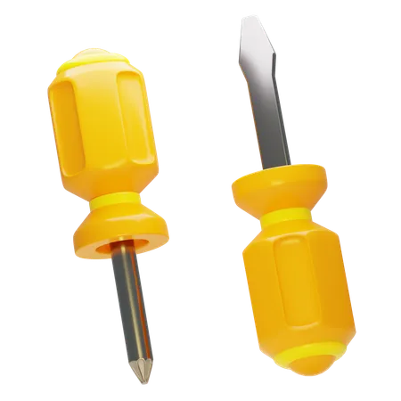 SCREWDRIVER  3D Icon