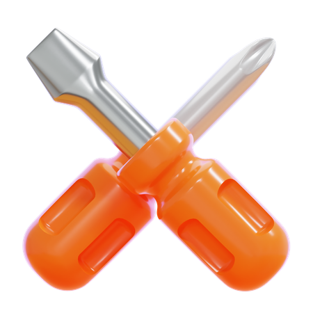 SCREWDRIVER  3D Icon