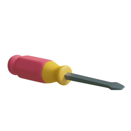 Screwdriver  3D Illustration