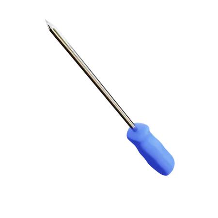 Screwdriver  3D Illustration