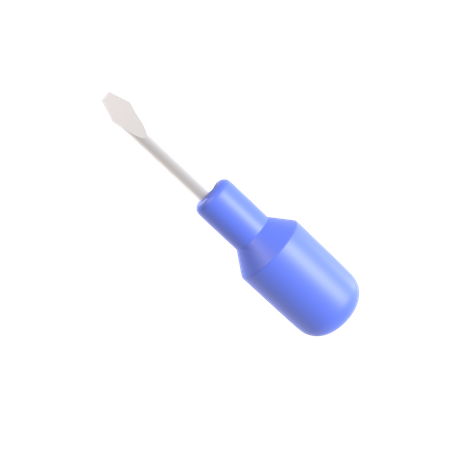 Screwdriver  3D Illustration