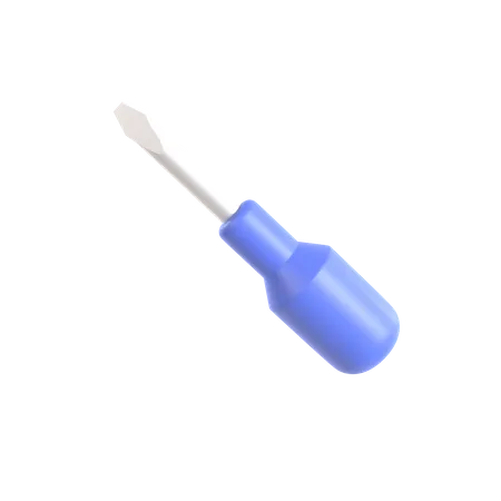 Screwdriver  3D Illustration