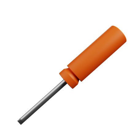 Screwdriver  3D Illustration