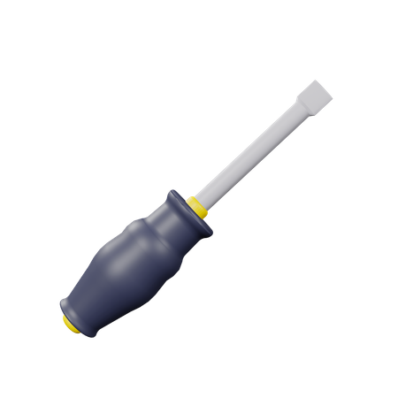 Screwdriver  3D Illustration