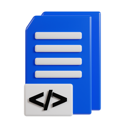 Script  3D Icon