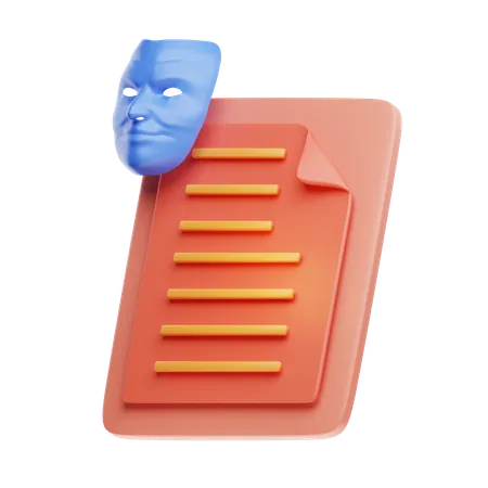 Script  3D Icon