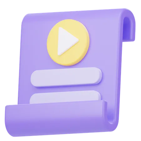 Scénario  3D Icon