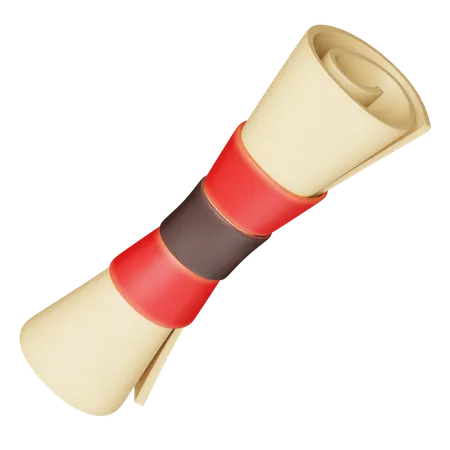 Scroll  3D Icon