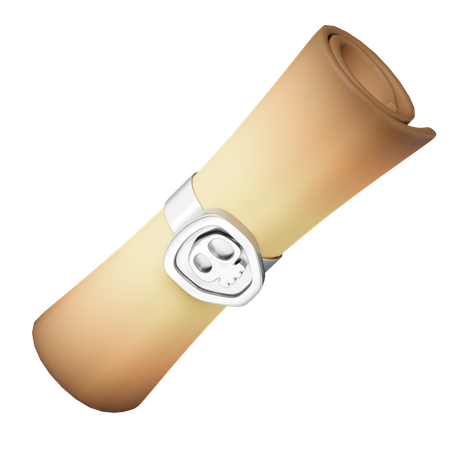 Scroll  3D Icon