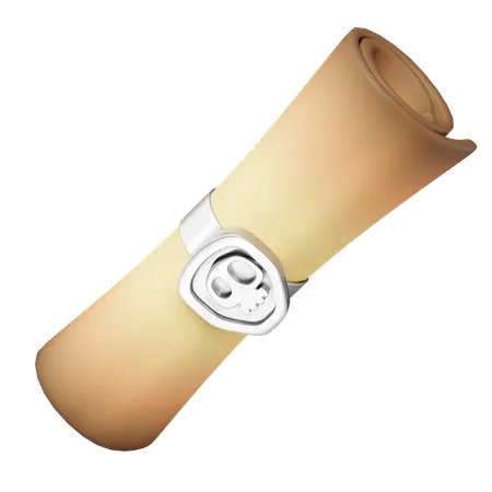 Scroll  3D Icon