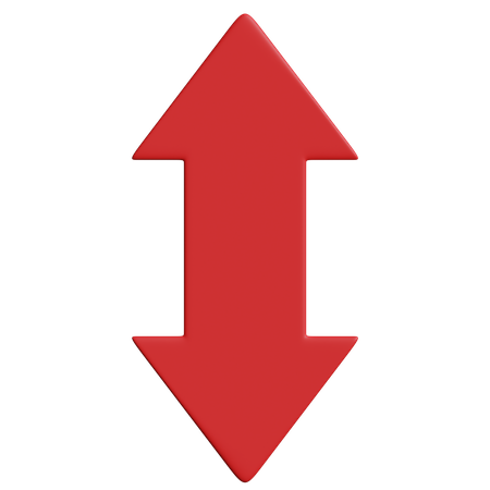 Scroll Arrow  3D Icon