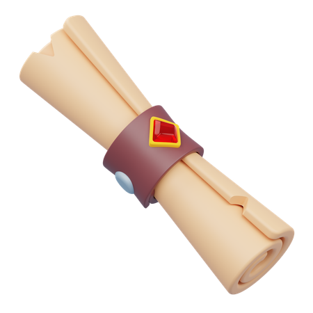 Scroll Game  3D Icon