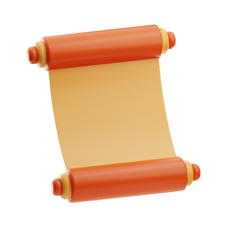 Scroll latter  3D Icon