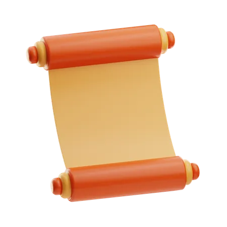 Scroll latter  3D Icon