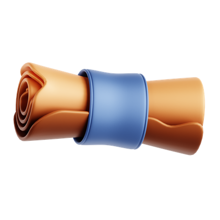 Scroll Letter  3D Icon