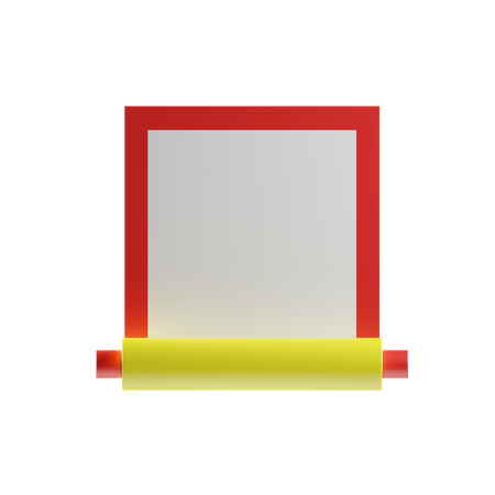 Scroll Letter  3D Icon