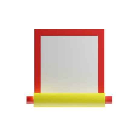 Scroll Letter  3D Icon