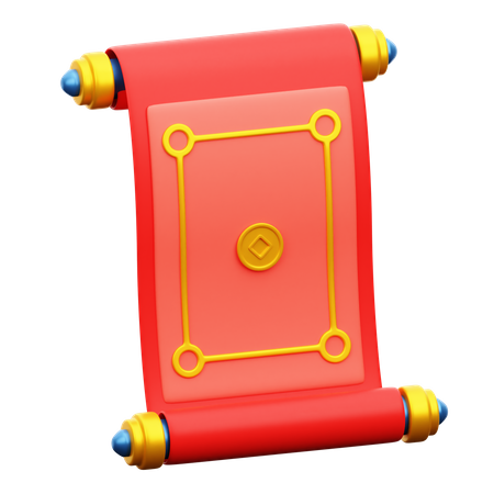 Scroll Letter 3D Icon