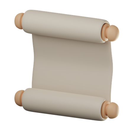 Scroll Message 3D Icon