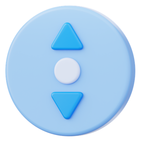 Scroll Vertical  3D Icon