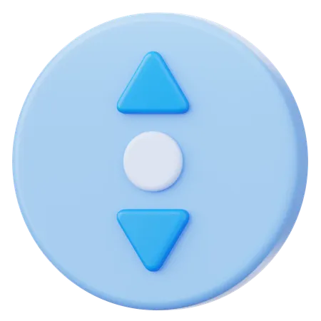 Scroll Vertical  3D Icon
