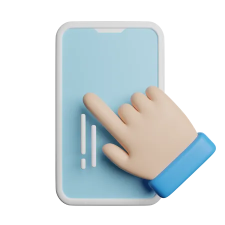 Scrolling Gesture  3D Icon