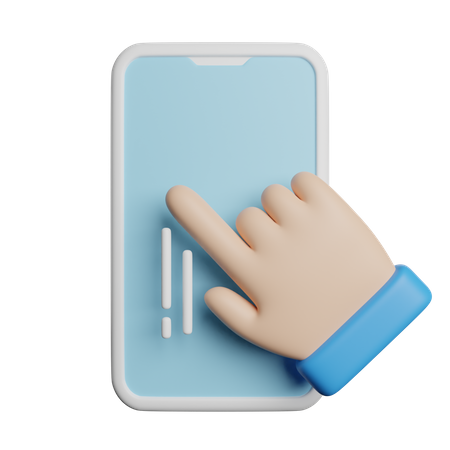 Scrolling Gesture  3D Icon