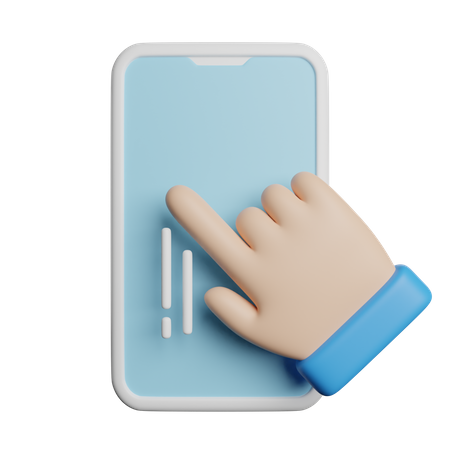 Scrolling Gesture  3D Icon