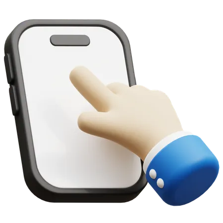 Scrolling hand gesture  3D Icon