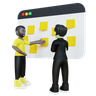3d scrum illustration
