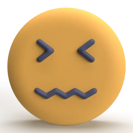 Premium PSD  3d rendering whatsapp sad emoji reaction icon