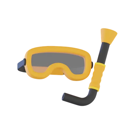 Scuba Diving Mask  3D Icon