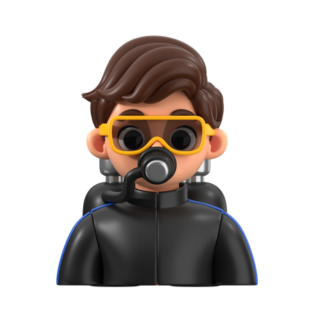 Scuba Driver  3D Icon