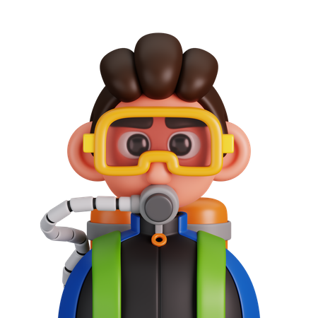 Scuba Driver  3D Icon