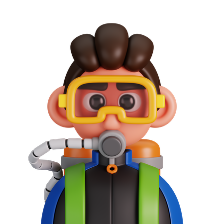 Scuba Driver  3D Icon