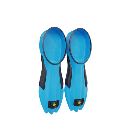 Scuba Fins  3D Icon