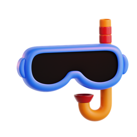 スキューバグラス  3D Icon