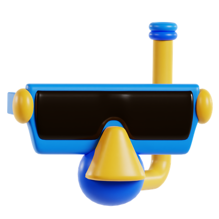 Scuba Glasses  3D Icon