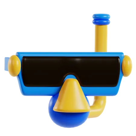 Scuba Glasses  3D Icon