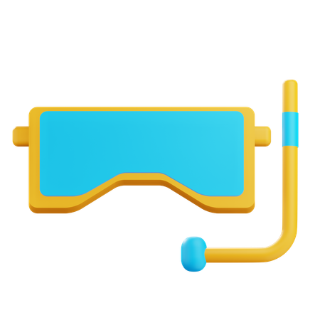 Scuba Glasses  3D Icon