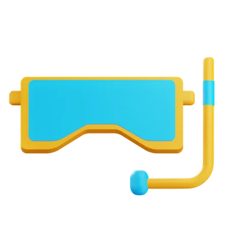 Scuba Glasses  3D Icon