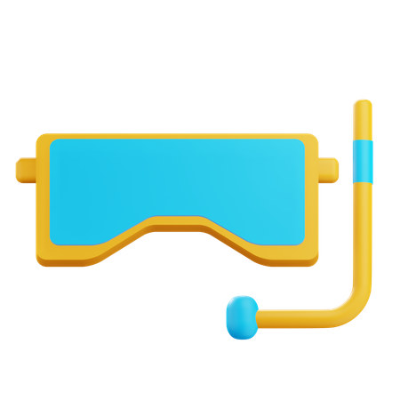 Scuba Glasses  3D Icon