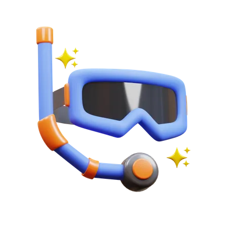 Scuba Mask  3D Icon