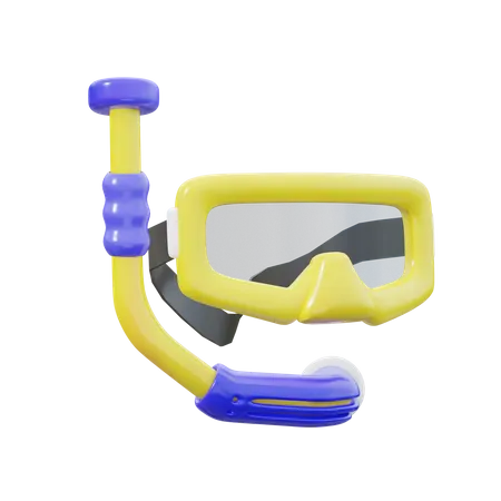 Scuba Mask  3D Icon