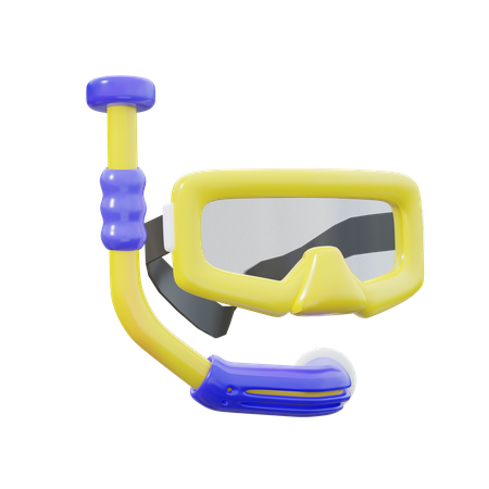 Scuba Mask  3D Icon