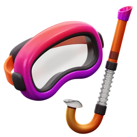 Scuba Mask  3D Icon