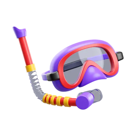 Scuba Mask  3D Icon